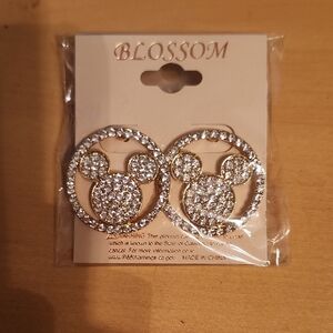 Silver Crystal Earrings